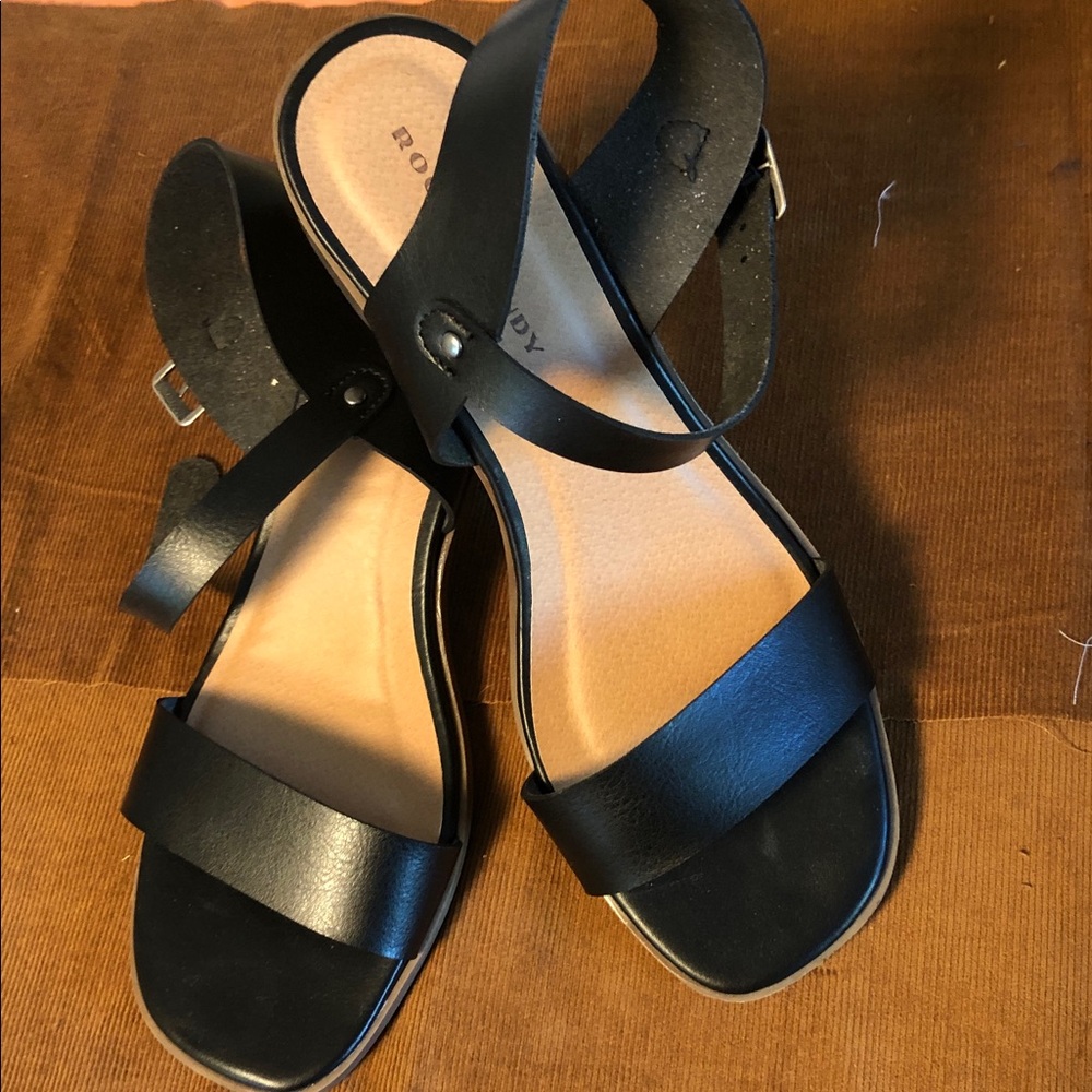 Rock & Candy Black Sandals